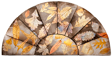 Falling Leaves No.1 Single Arch Approximate Size: 26" x 13"